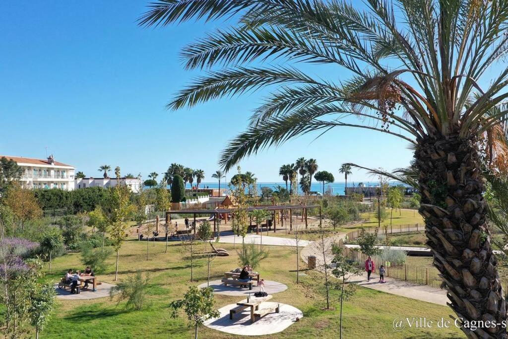 Apartment 2 Flat With Sea View, Private Parking, Swimming Pool, And Ac Cagnes-sur-Mer