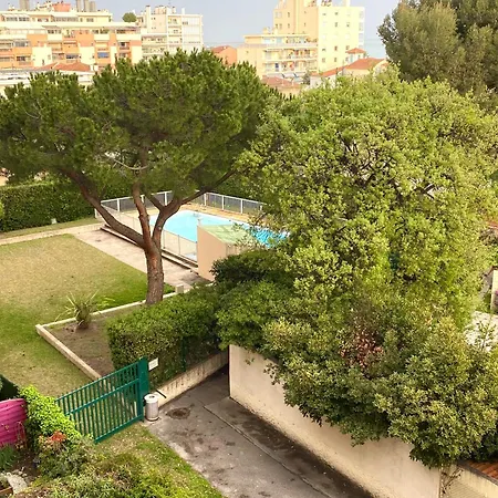 2 Room Flat With Sea View, Private Parking, Swimming Pool, And Ac Cagnes-sur-Mer Exterior photo